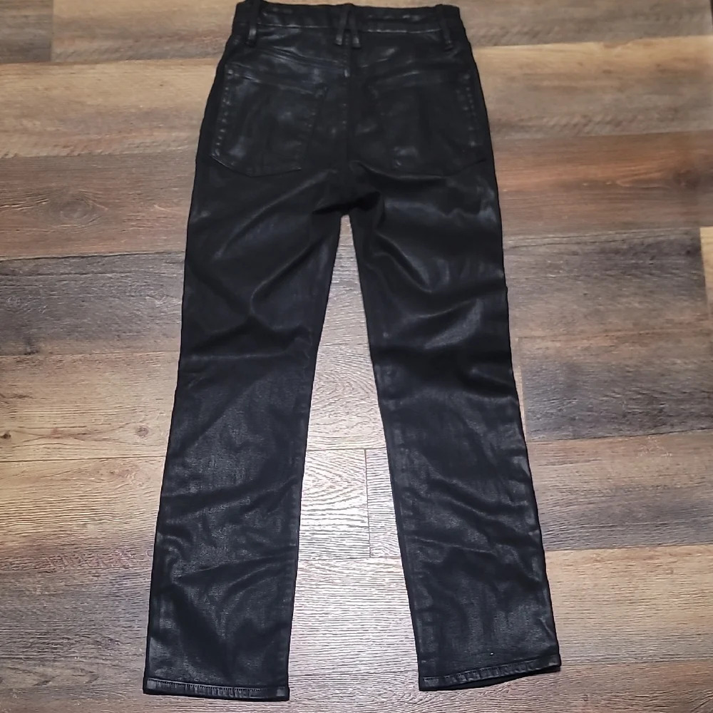 Good American Black Coated Denim Jeans - Picture 7 of 8